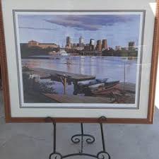 SALE Framed City Scape Lake Boat House Row Limited Edition Print Signed By Jamie Cavaliere for Sale in Lake Elsinore, CA - OfferUp