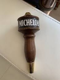 Vintage Wooden Michelob Beer Tap Handle Knob 6.5” Kegerator ...