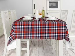 Red Blue Plaid Fabric by the Yard, Tartan Upholstery Fabric ...