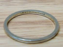 14K ArtCarved Thin Silver Tone Band Women's Jewelry Ring (Size 6¼ )**READ** | eBay