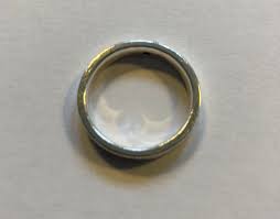 Handmade Solid Silver and Double Black Diamond Unisex Engagement/wedding Ring - Etsy