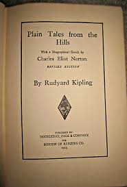 Vtg HC book, Plain Tales From the Hills by Rudyard Kipling ...