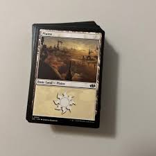 Magic the Gathering: 100 Only Plains Basic | Mercari
