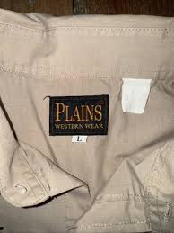 PLAINS Men's Western Wear Long Sleeve Pearl Snap Embroidered ...
