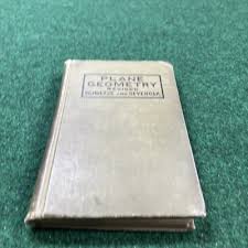 Schultze & Sevenoak Plane Geometry 1922 Rare Vintage Math Book 1900s Antique | eBay