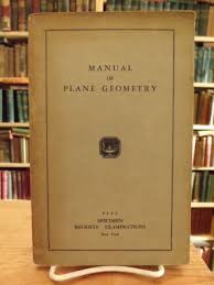 Manual of Plane Geometry Regents Exam Eugenie Hausle, Silberstein, 1932 | eBay