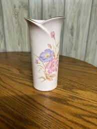 Vintage Light Pink Porcelain Floral Vase Made in Japan Pink ...