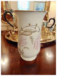 Elegant Leni Parbus Bavaria Hand Painted Porcelain Vase. For ...