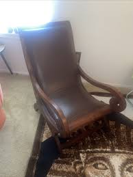 France Leather Art Deco Antique Chairs for sale | eBay