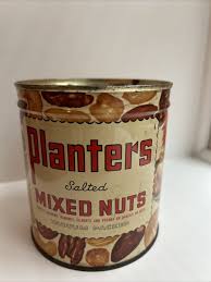Full 15 Ounce Tin Of Planters Salted Mixed Nuts Mr Peanut ...