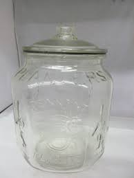 VINTAGE ADVERTISING PLANTERS PEANUT STORE COUNTER GLASS JAR ...