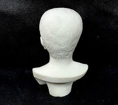 Antique Bust of Young Napoleon, Carved Carrera Marble | Chairish