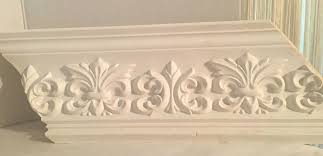 4 SETS FRENCH SALON CROWN MOLDING INSIDE/OUTSIDE CORNER 2 PIECE PAINTABLE WHITE | eBay