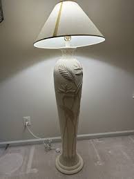 Serge Roche Style Postmodern Leaf Plaster Floor Lamp | eBay