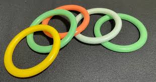 LOT 5 AVON VINTAGE PASTEL ACRYLIC PLASTIC COLOR GO ROUND ...