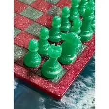 Handmade | Games | Handmade One Of A Kind Resin Chess Set ...