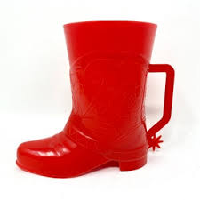Vintage Plastic Cowboy Boot, Child's Plastic Mug - Etsy