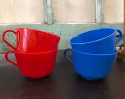 Plastic Dishes, Plas-tex Picnic Ware Dishes Cups and Tray for the Pic Nic Basket, Serving for 8, Vintage Serving, Vintage Dishes - Etsy