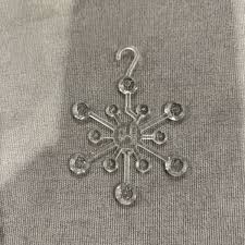 16 Clear Icicle Christmas Tree Ornaments Clear Plastic 5.5”2 ...