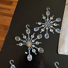 VTG Starburst Plastic Christmas Tree Ornaments (10) | eBay