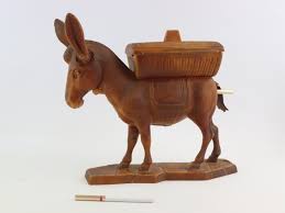 Vintage Cigarette Holder Donkey, Tobacco Keeper, Cigarette Case, Antique Cigarette Holder, Table Keeper, Vintage Donkey. Cigarette Dispenser - Etsy