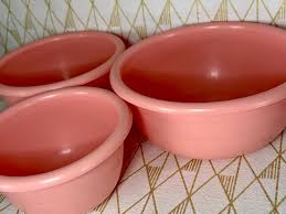 Pink Plastic Bowls - Etsy