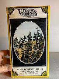 WOODLAND SCENICS #TK 27 Pine Forest 2Pine Trees 2" to 4 ...