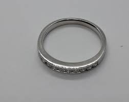 Wedding Band, Anniversary Ring, Thin Wedding Band, Diamond ...