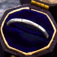1940s Vintage Wedding Band Platinum