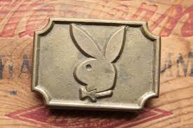 Vintage Rare Solid Brass Playboy Bunny Belt Buckle | eBay
