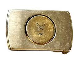 VINTAGE PLAYBOY BELT Buckle Goldtone Men's Buckle ...