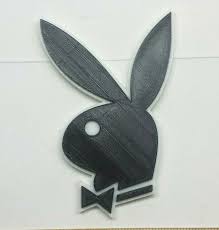Playboy Bunny 3D Logo - Emblem, Ornament or Magnet !! | eBay