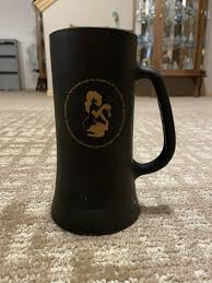 6.5 Vintage The Playboy Club Mug Cup Beer Stein Matte Black ...