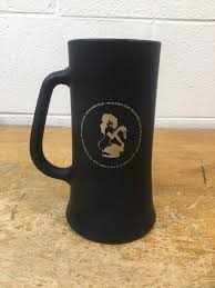 VIntage Glass BLACK PLAYBOY MUG PLAYMATE LOGO | eBay