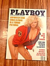 Playboy Magazine August 1990 Erika Eleniak Melisa Evridge ...