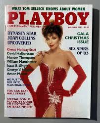 1983 December Playboy Magazine, Joan Collins (B36) | eBay