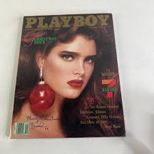 Playboy Magazine December 1986 Brooke Shields Cover Bryant ...