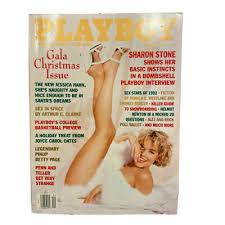 PLAYBOY MAGAZINE DECEMBER 1992 SHARON STONE, GALA CHRISTMAS ...