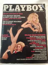 Playboy January 1983 Holiday Anniversary Issue Audrey and ...