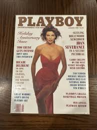Playboy Magazine January 1990 Peggy McIntaggart Playmate ...