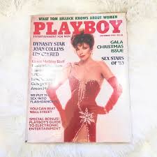 PLAYBOY | Other | Playboy Joan Collins December 983 | Poshmark