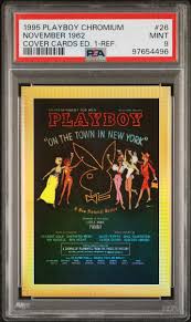 1995 Playboy Chromium Nov 1962 Cover Cards REFRACTOR ...