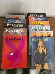 Playboy Magazine Lot of 11 Issues 1971, 1st Black Cover Girl ...
