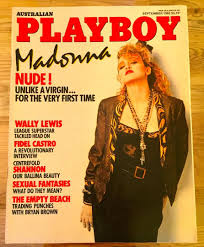 MADONNA PLAYBOY MAGAZINE Australia 1985 NO promo 7 12 DVD ...