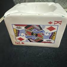 VINTAGE ASHTRAY / DISHES - King of Diamonds + Queen of ...
