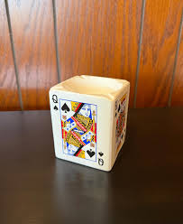 Vintage Ashtray Poker Cards Themed - Etsy