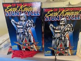 NEW in box 1998 Evel Knievel Stunt Cycle-By Playing Mantis ...