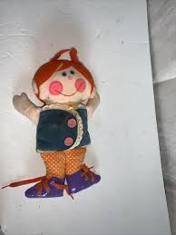 Vintage DRESSY BESSY plush teaching doll Playskool 1973 11 ...