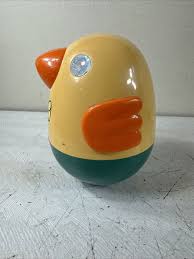 Vintage PLAYSKOOL Weeble Wobble Roly Poly Chime Bird Baby ...