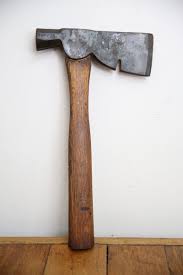 Antique Plumb Hatchet axe head wood handle tool Original ...